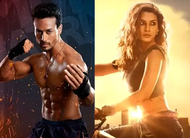 "Ganpath - Rise of the Hero: Tiger Shroff, Kriti Sanon abhinayit power-packed manoranjan ka poster launch kiya gaya."