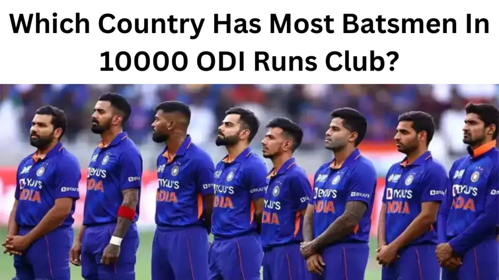 10000 ODI Run Club Mein Sabse Jyada Balle Baaj