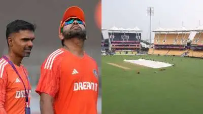 IND vs AUS World Cup 2023 Chennai mausam report : क्या बारिश रोहित शर्मा एंड कंपनी की सही शुरुआत की दावेदारी पर पानी फेर देगी?