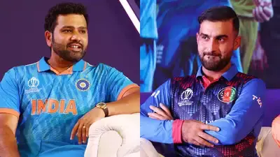 Live Score India vs Afghanistan Cricket World Cup 2023 , क्रिकेट विश्व कप 2023 - अफगानिस्तान की बल्लेबाजी, अश्विन की जगह शार्दुल; कोहली-नवीन की भिड़ंत में देरी!