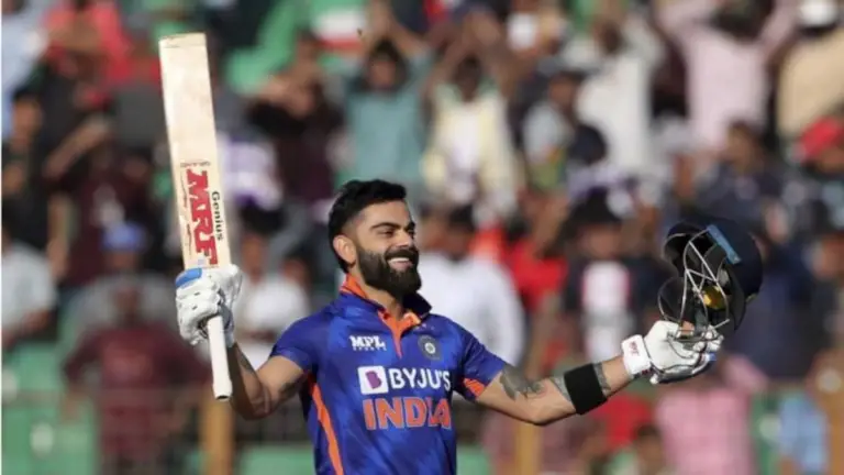 "Virat Kohli ne 48ve shatak ke saath Sachin Tendulkar ke record ko peeche chhoda, Master Blaster ke record ke kareeb."