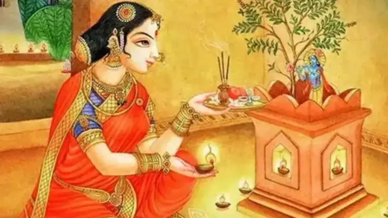 Tulsi ke Upay: Do this small work while lighting a lamp near Tulsi, Goddess Lakshmi will come running to you.